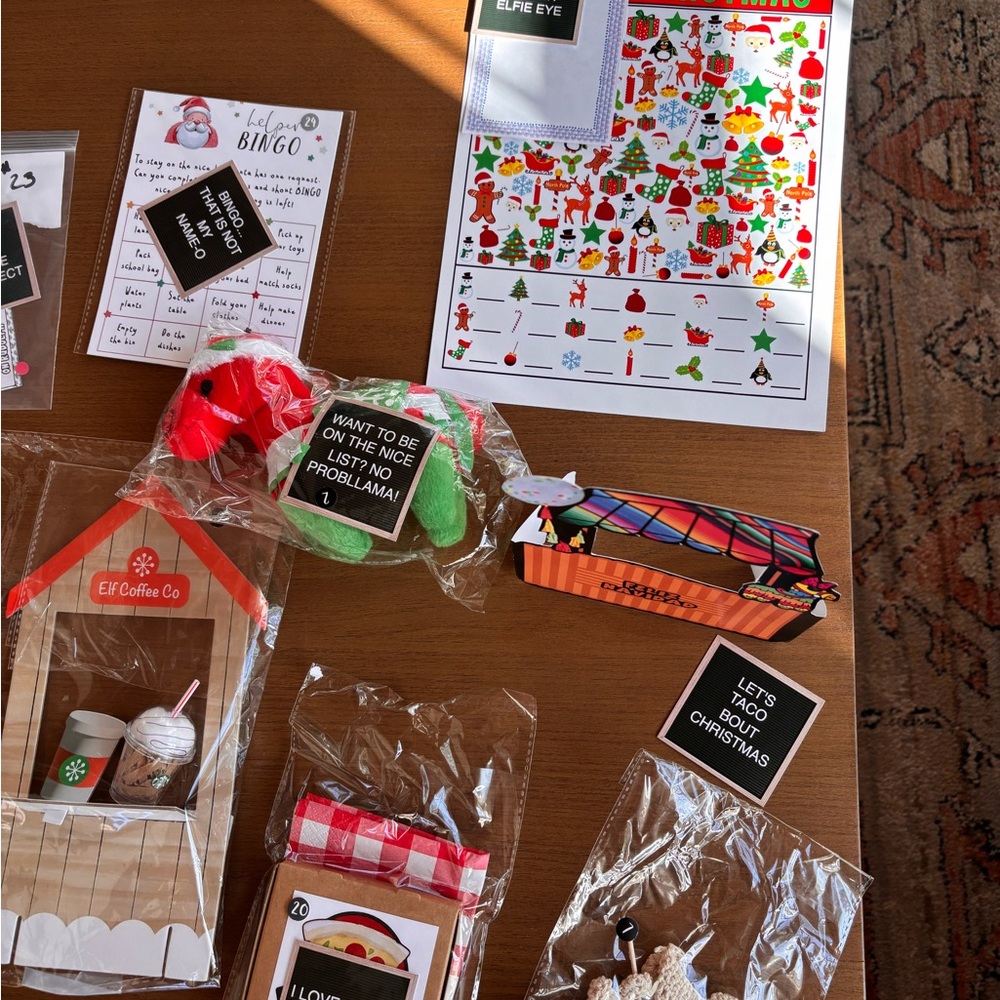 Elf on the shelf “idea” box.  Everything you need, without any extra prep work. - Picture 6 of 6